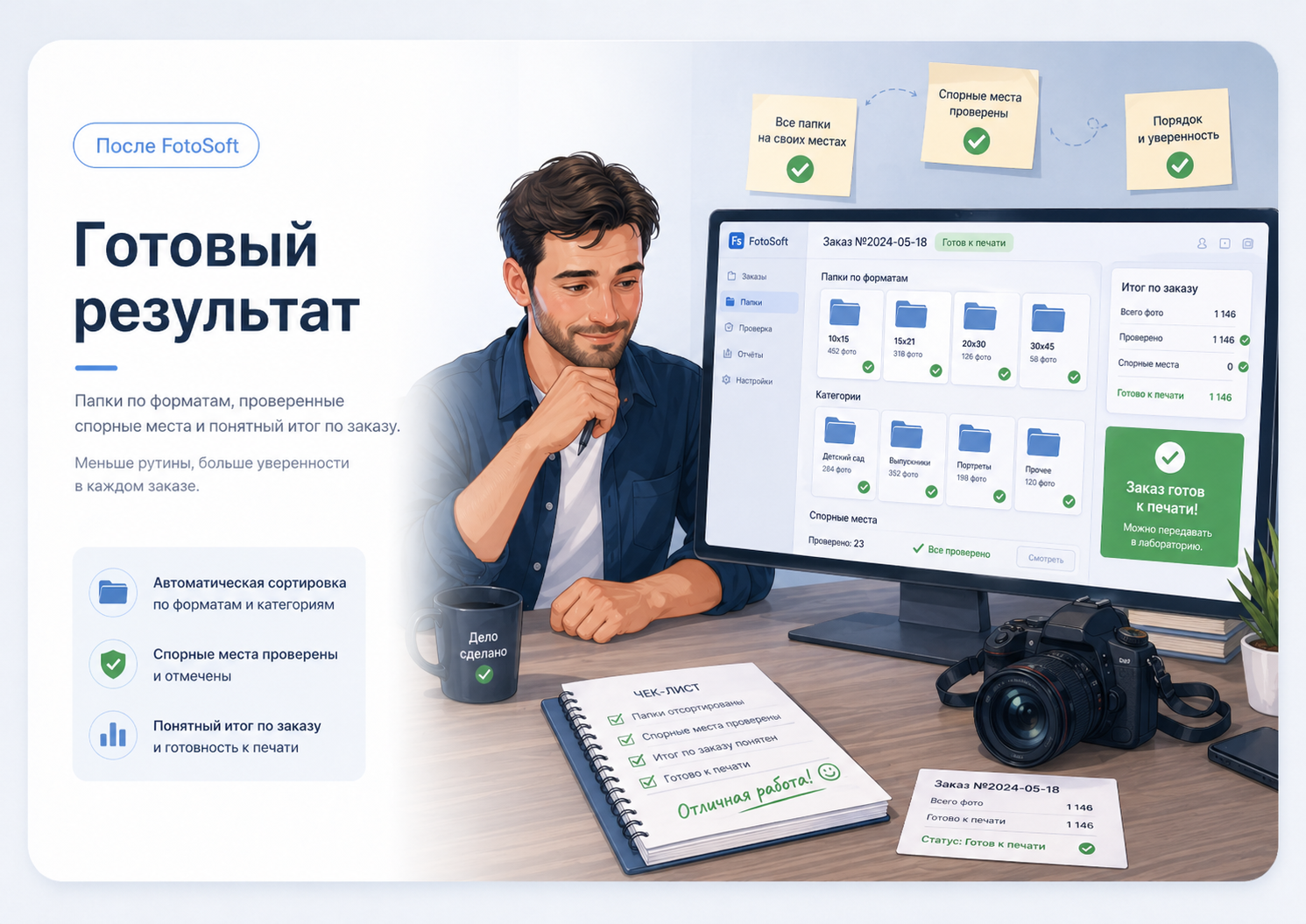 После FotoSoft: готовый результат